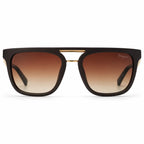 Lacoste Wayfarer frame Sunglasses with Brown Lenses